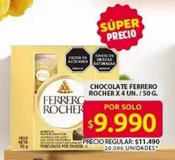 Ara Chocolate ferrero rocher oferta