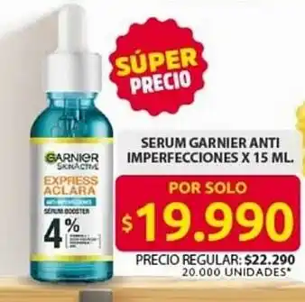 Ara Serum garnier anti imperfecciones oferta
