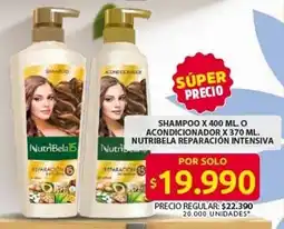 Ara Shampoo o acondicionador nutribela reparación intensiva oferta