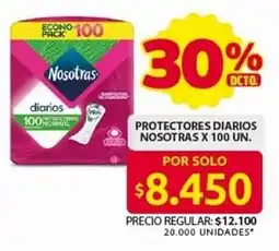 Ara Protectores diarios nosotras oferta