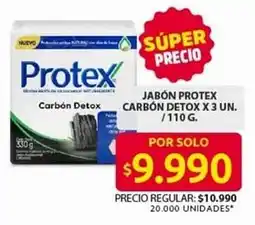 Ara Jabón protex carbon detox oferta