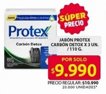 Ara Jabón protex carbon detox oferta