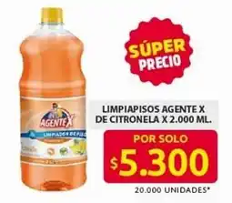 Ara Limpiapisos agentex de citronela oferta
