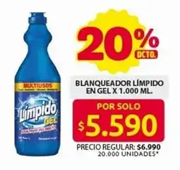 Ara Blanqueador límpido en gel oferta