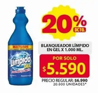 Ara Blanqueador límpido en gel oferta
