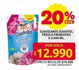 Ara Suavizante suavitel fresca primavera oferta