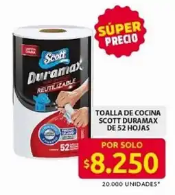 Ara Toalla de cocina scott duramax de 52 hojas oferta