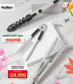 Ara Hoffen combo plancha, rizador y peine oferta