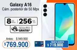 Alkosto Galaxy A16 Cám posterior de 50 Mpx oferta