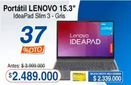 Alkosto Portátil LENOVO 15.3" IdeaPad Slim 3 - Gris oferta