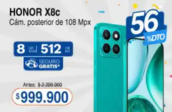 Alkosto Honor X8c Cám posterior de 108 Mpx oferta