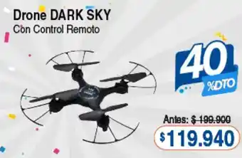 Alkosto Drone dark sky con control remoto oferta