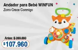 Alkosto Andador para Bebé WINFUN Zorro Crece Conmigo oferta