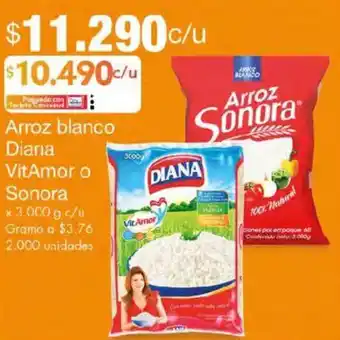 Metro Arroz blanco Diana VitAmor o Sonora oferta