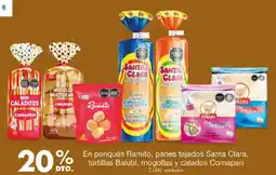 Metro En ponqués Ramito, panes tajados Santa Clara, tortillas Balubi, mogollas y calados Comapan oferta