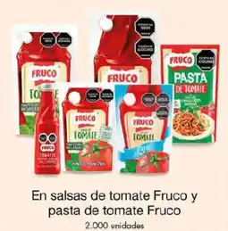 Metro En salsas de tomate Fruco y pasta de tomate Fruco oferta