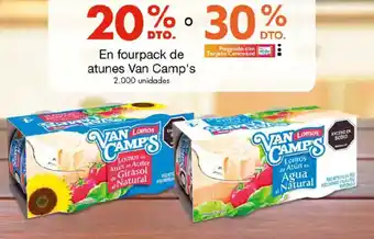 Metro En fourpack de atunes Van Camp's oferta