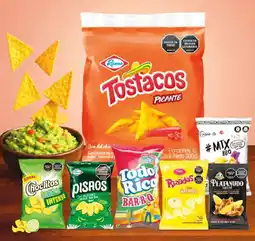 Metro En pasabocas Choclitos, Todo Rico, Rizadas, La Victoria, Tostacos, Cuisine & Co y plátanos oferta