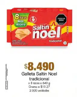 Metro Galleta Saltín Noel tradicional oferta