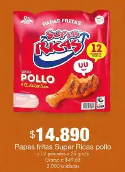 Metro Papas fritas Super Ricas pollo oferta