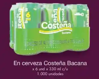 Metro En cerveza Costeña Bacana oferta