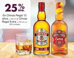 Metro En Chivas Regal 12 años x 700 ml y Chivas Regal Extra oferta