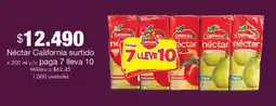 Metro Néctar California surtido paga 7 lleva 10 oferta