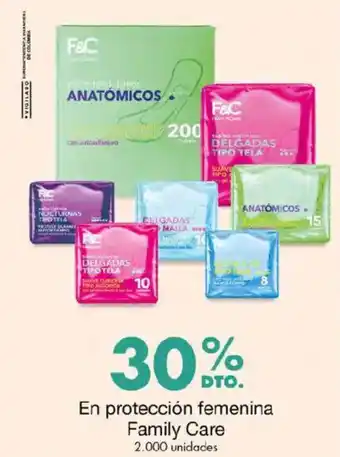 Metro En protección femenina Family Care oferta