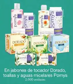 Metro En jabones de tocador Dorado, toallas y aguas micelares Pomys oferta