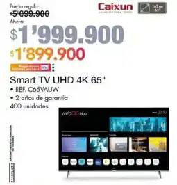 Metro Caixun Smart TV UHD 4K 65" oferta