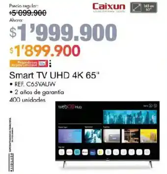 Metro Caixun Smart TV UHD 4K 65" oferta