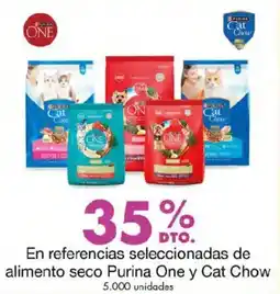 Metro En referencias seleccionadas de alimento seco Purina One y Cat Chow oferta
