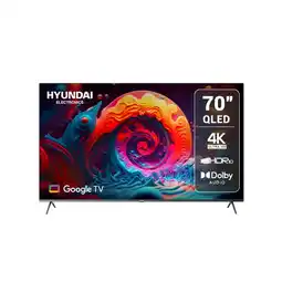 Alkomprar TV HYUNDAI 70 Pulgadas 177,8cm HYLED7007QG 4K-UHD QLED Smart TV Google oferta