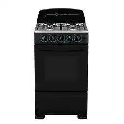 Alkomprar Estufa de Piso CENTRALES 4 Puestos Gas Natural CCC20ANXN-5 Negro oferta