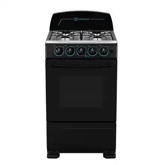 Alkomprar Estufa de Piso CENTRALES 4 Puestos Gas Natural CCC20ANXN-5 Negro oferta