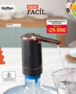 Ara Hoffen dosificador de agua recargable oferta