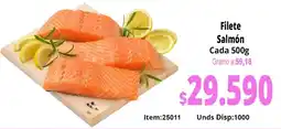 MercaTodo Filete Salmón oferta