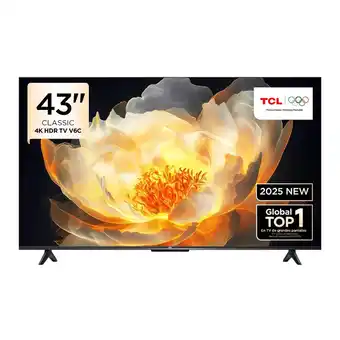 Alkomprar TV TCL 43 Pulgadas 109 cm 43V6C 4K-UHD Smart TV Google oferta