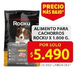 Ara Alimento para cachorros rocku oferta