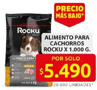 Ara Alimento para cachorros rocku oferta