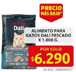 Ara Alimento para gatos dalí pescado oferta