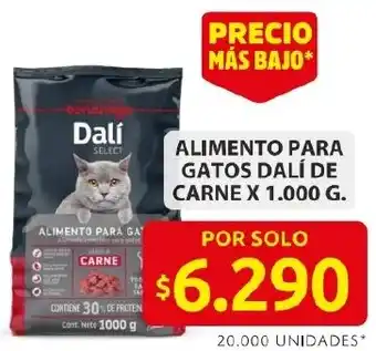 Ara Alimento para gatos dalí de carne oferta