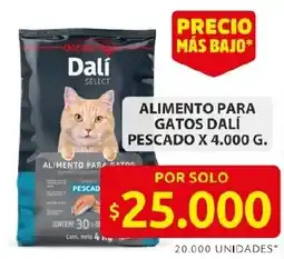 Ara Alimento para gatos dalí pescado oferta