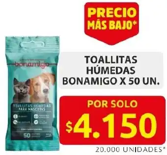 Ara Toallitas húmedas bonamigo oferta