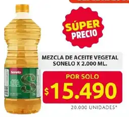 Ara Mezcla de aceite vegetal sonelo oferta