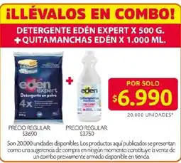 Ara Detergente edén expert + quitamanchas edén oferta