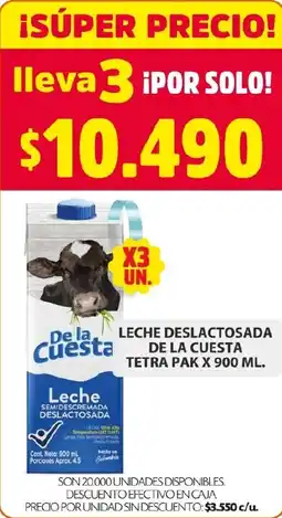 Ara Leche deslactosada de la cuesta tetra pak oferta