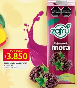Ara Refresco de mora zafrú oferta
