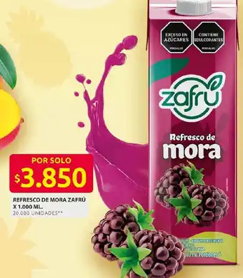 Ara Refresco de mora zafrú oferta