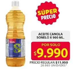 Ara Aceite canola sonelo oferta